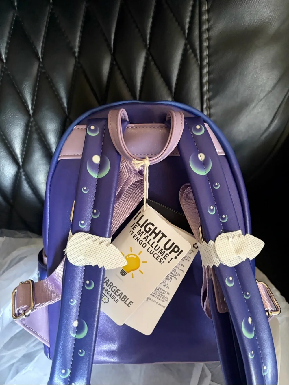 SeaWorld Exclusive Jellyfish Loungefly Light-up Mini Backpack